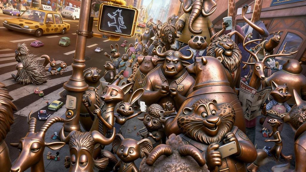 Bring Zootopia Home: Preserve Animation Classics in Bronze Sculptures