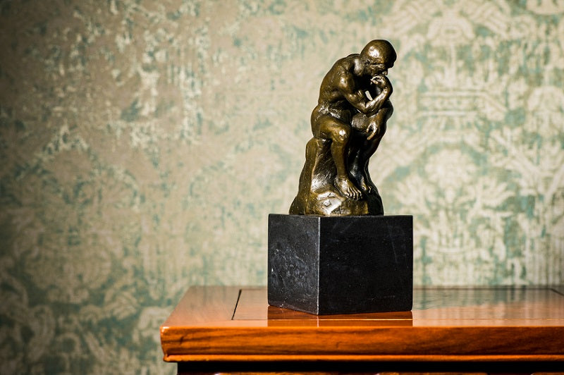 Bronze Thinker Sculpture by Rodin
