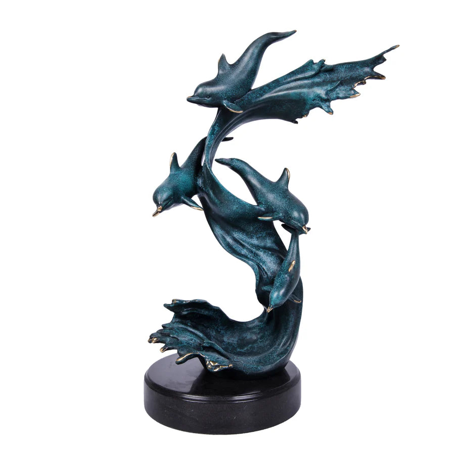 Beyond Beauty: Why a Bronze Dolphin Statue Enhances Your Home