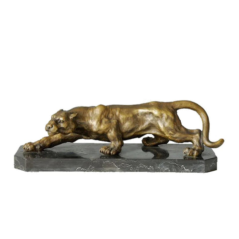 Embodying Elegance and Ferocity: The Allure of Bronze Leopard Statues