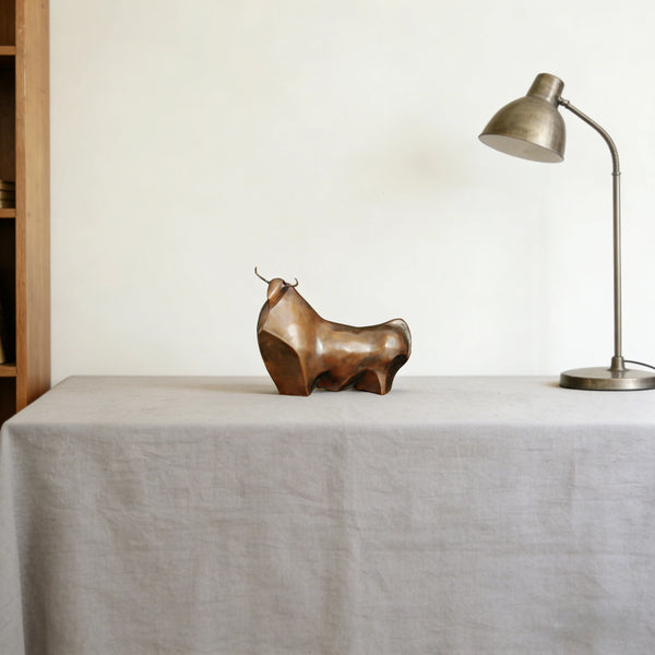 Abstract Bull Bronze Statue-Handmade Modern Animal Art Sculpture (TPAL-391)