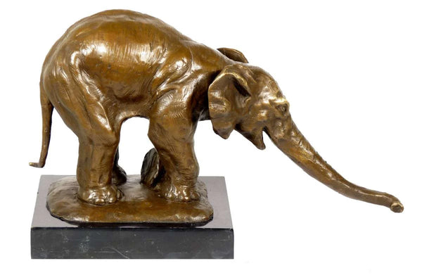 Bronze Statues Animal Sculpture Elephant Indoor Deco Statue TPAL-161