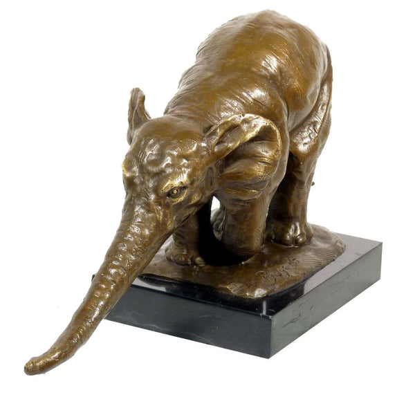 Bronze Statues Animal Sculpture Elephant Indoor Deco Statue TPAL-161