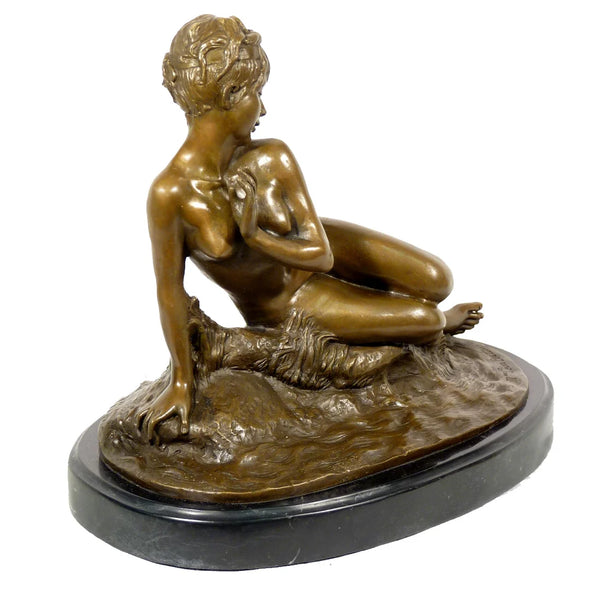 Sensual Bronze Nude Sculpture | Erotic Figurative Statue TPE-327