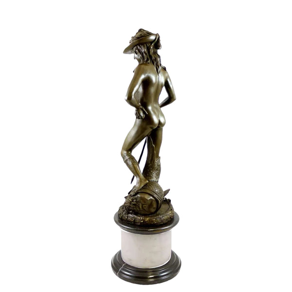Donatello’s David Bronze Sculpture-Renaissance Classical Figurative Art Decor|TPE-107