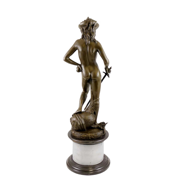 Donatello’s David Bronze Sculpture-Renaissance Classical Figurative Art Decor|TPE-107