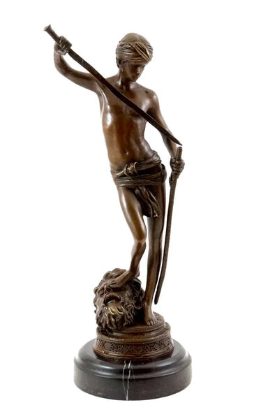 David After the Battle Bronze Sculpture-Renaissance Classical Art Figure｜TPE-863