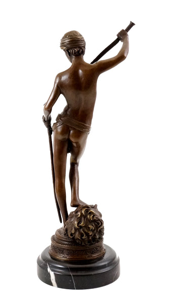 David After the Battle Bronze Sculpture-Renaissance Classical Art Figure｜TPE-863