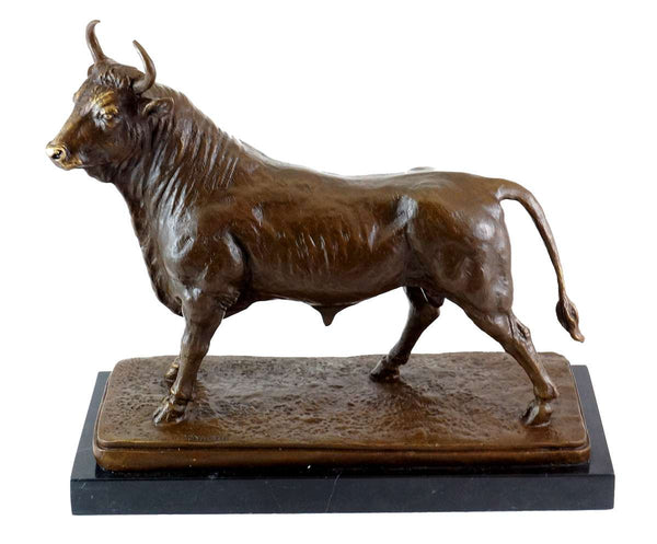 Bull Bronze Sculpture-Symbol of Strength Determination for Home & Office(TPAL-138)
