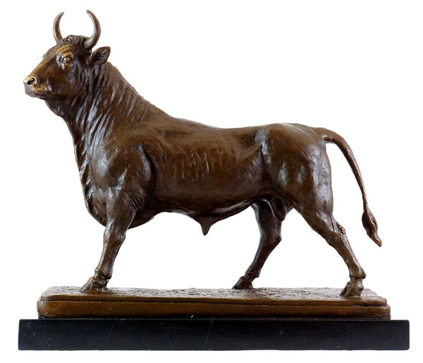 Bull Bronze Sculpture-Symbol of Strength Determination for Home & Office(TPAL-138)