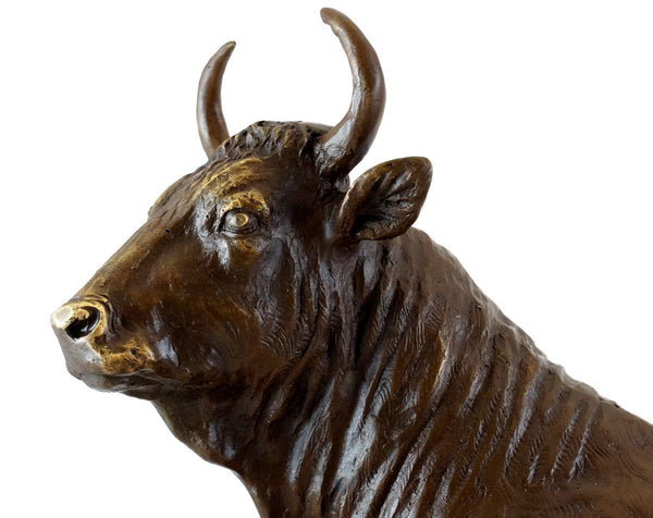 Bull Bronze Sculpture-Symbol of Strength Determination for Home & Office(TPAL-138)