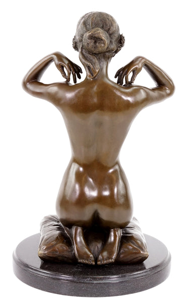 Male Golfer Bronze Statues Marble Base Sculpture Home Decor TPE-224