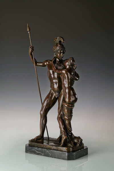 Ares and Aphrodite Bronze Sculpture-Greek Mythology Mythic Love&War Art Statue|TPE-049