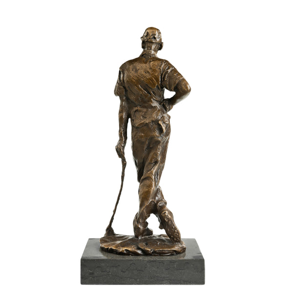 Golfer Bronze Sculpture-Elegant Swing Pose Sports Theme Art Statue |TPE-839