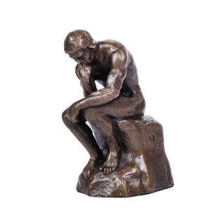 The Thinker Bronze Sculpture-Rodin Art Statues for Office & Library|TPE-185B