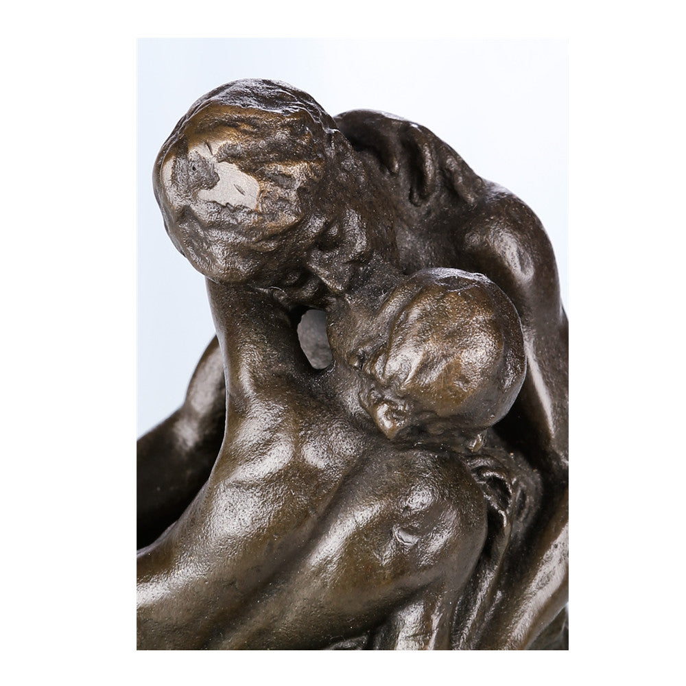 Rodin's The Kiss Bronze Sculpture-Classic Love Theme Art  Statues |TPE-186