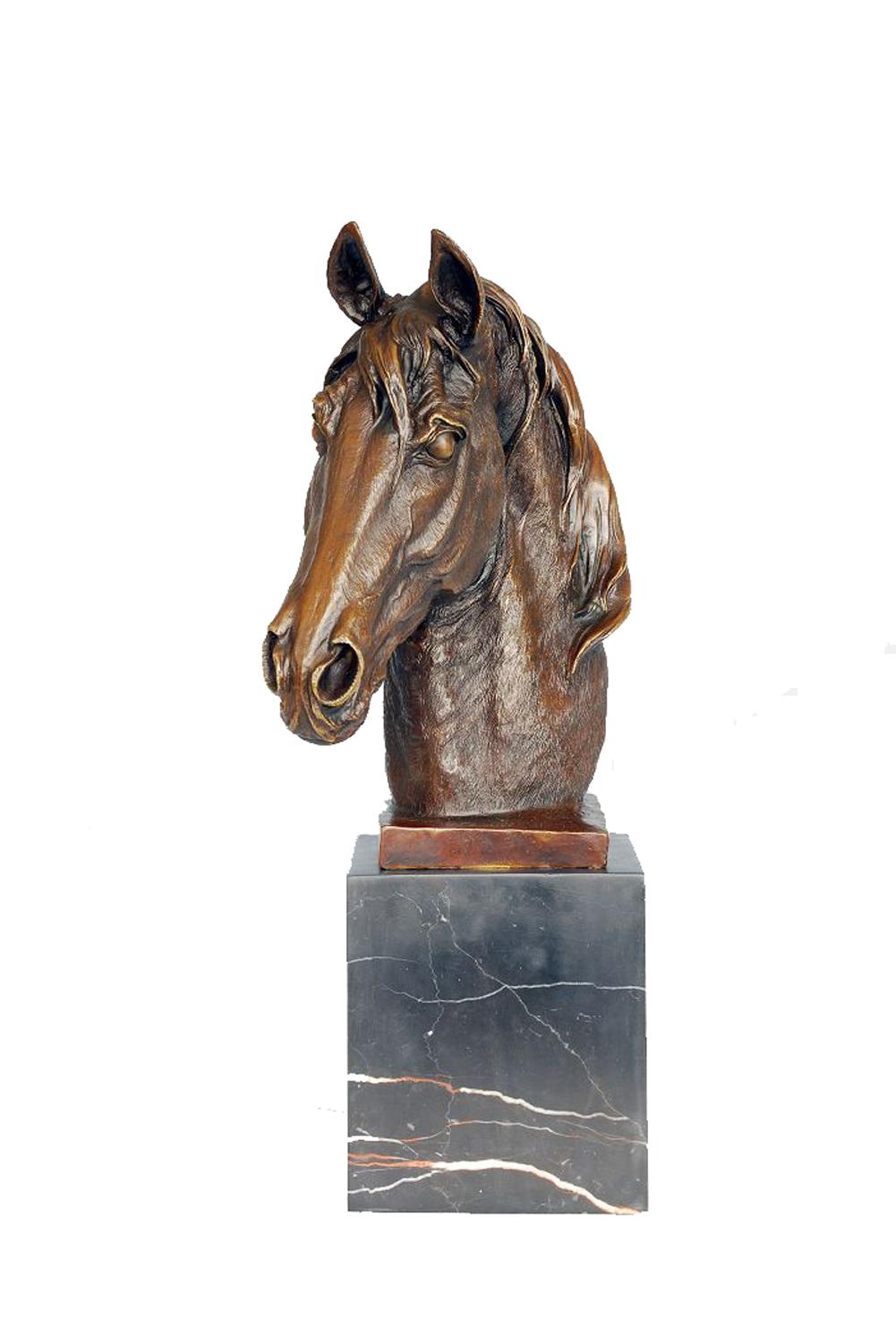 TPAL-208 bronze horse bust statue