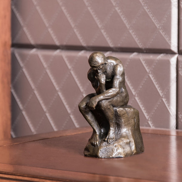 Thinker Bronze Sculpture Rodin Famous Art Statues TPE-185B