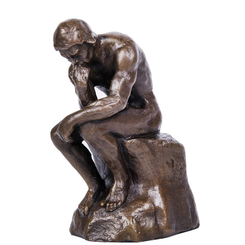 Thinker Bronze Sculpture Rodin Famous Art Statues TPE-185B