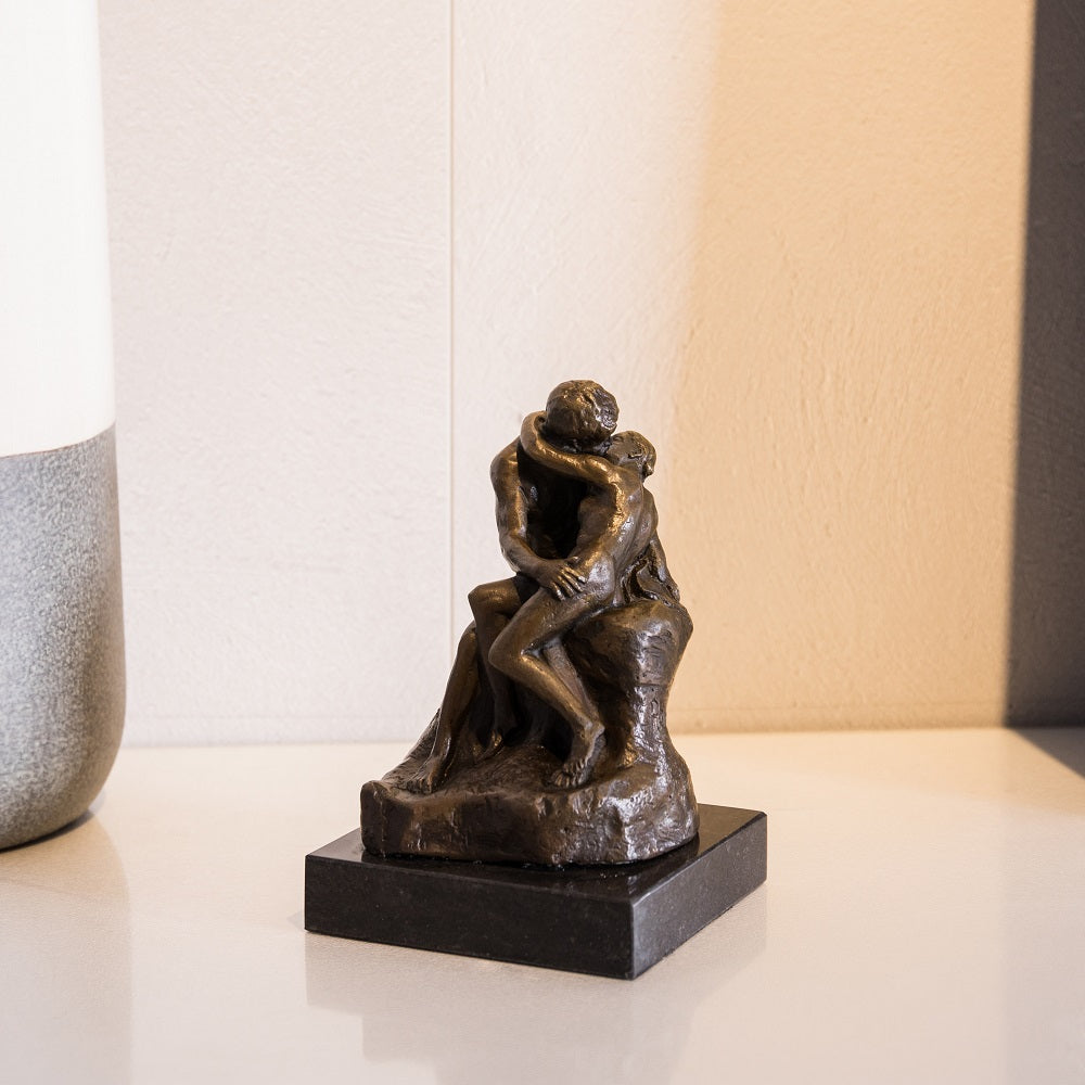 Rodin's The Kiss Bronze Sculpture-Classic Love Theme Art  Statues |TPE-186