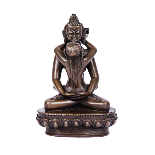 This is the double-body statue of Samantabhadra Buddha (a Tibetan Buddhist Tantric statue)