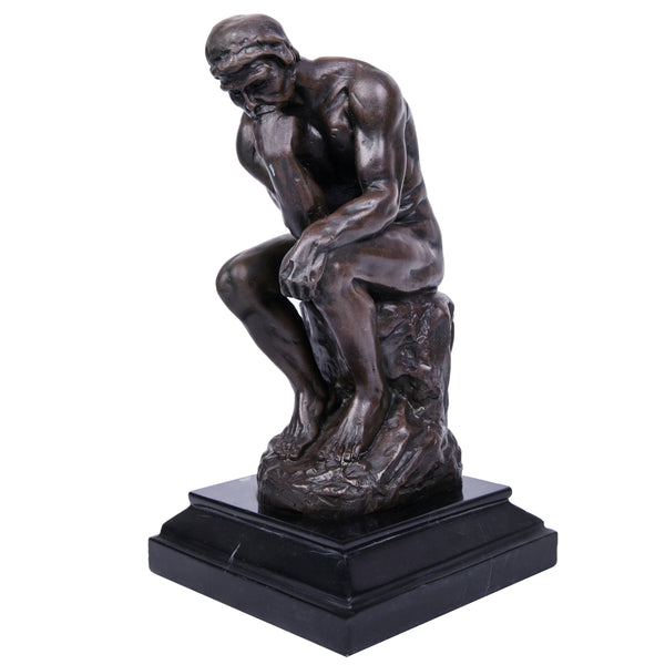 Toperkin Thinker Sculpture by Rodin Figurines Bronze Statues TPY-096