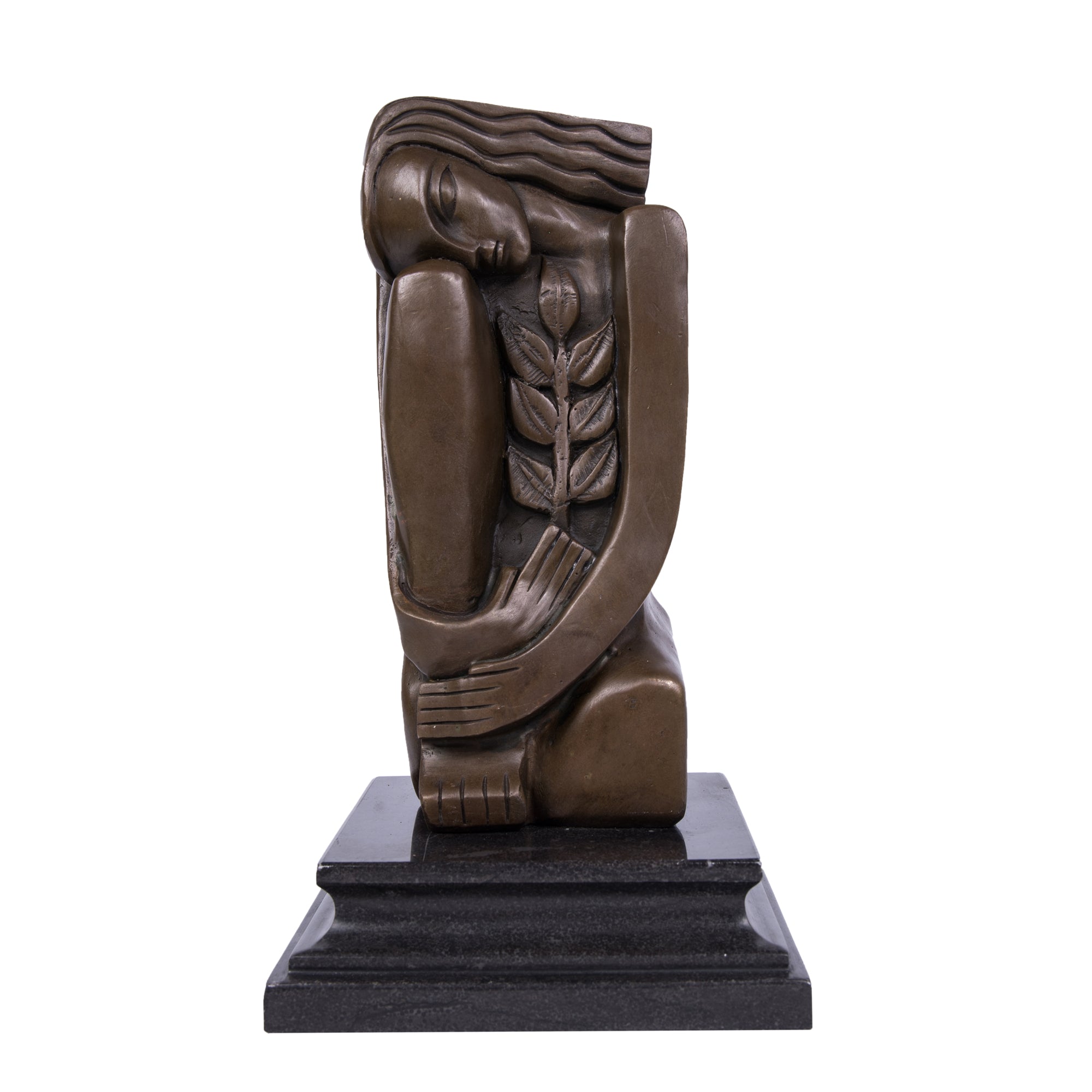 Abstract Female Figure Art Decor Lady Craft Bronze Sculpture TPY-147
