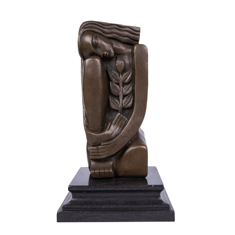 Abstract Female Figure Art Decor Lady Craft Bronze Sculpture TPY-147