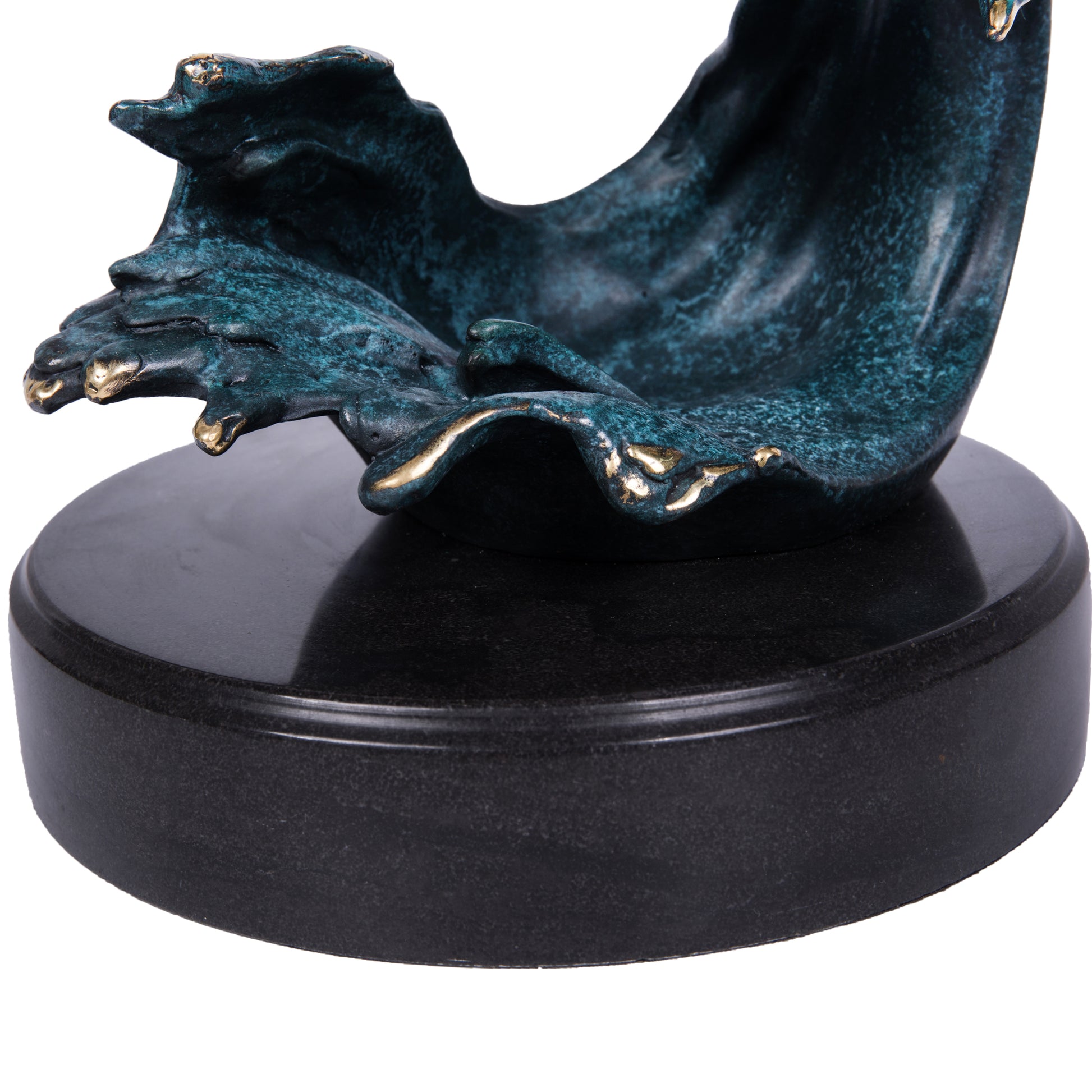 Toperkin Dolphin Bronze Statues Sculpture Home Decor
